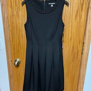 Karl Lagerfeld Paris Missy Black Dress